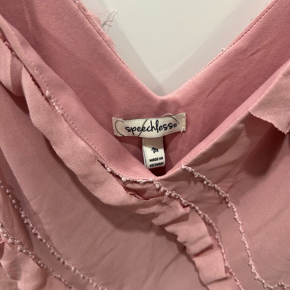 Speechless Pink Ruffled Dress - Picture 3 of 3